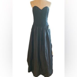 Wendye Chaitin Black Lace & Taffeta Beaded & Sequin Ballgown NWT